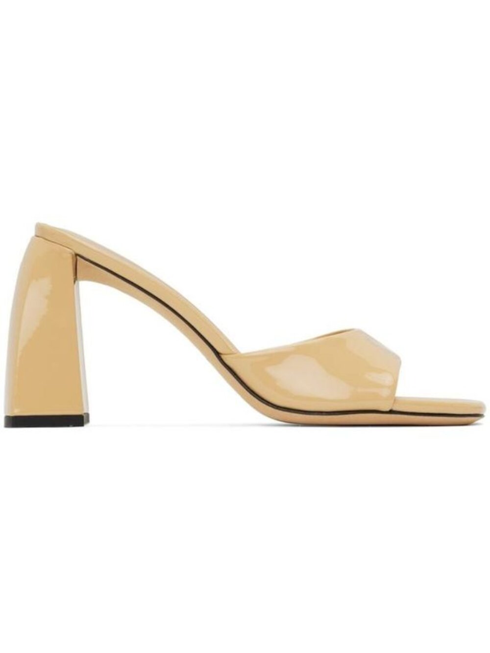 BY FAR Michele patent leather mules